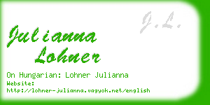 julianna lohner business card